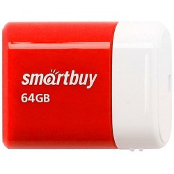 Флешка SMARTBUY LARA USB 2.0 64GB (SB64GBLARA-R) (красный)