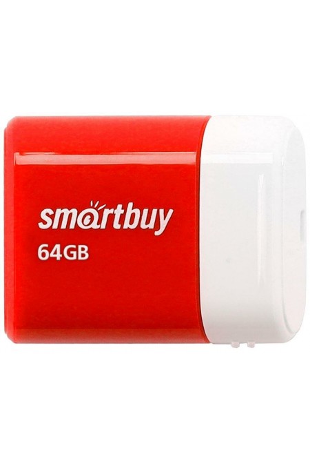Флешка SMARTBUY LARA USB 2.0 64GB (SB64GBLARA-R) (красный) 