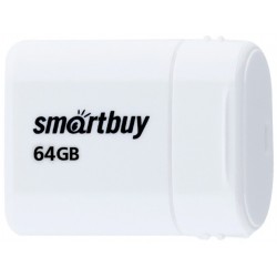 Флешка Smartbuy Lara USB 2.0 64GB (SB64GBLARA-W) (белый)
