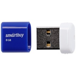 Флешка Smartbuy Lara USB 2.0 8GB (SB8GBLARA-B) (синий)