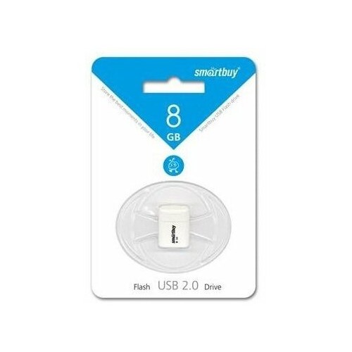 Флешка Smartbuy Lara USB 2.0 8GB (SB8GBLara-W) (белый) 1