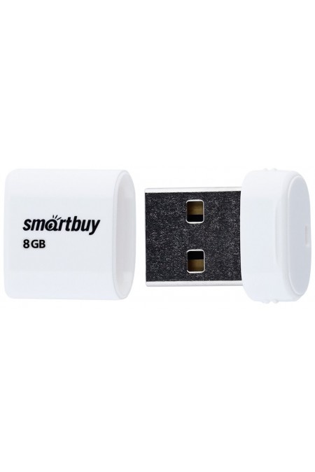 Флешка Smartbuy Lara USB 2.0 8GB (SB8GBLara-W) (белый) 