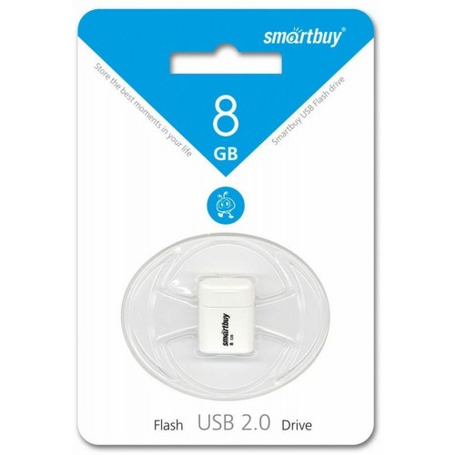 Флешка Smartbuy Lara USB 2.0 8GB (SB8GBLara-W) (белый) 9