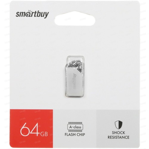 Флешка SMARTBUY MU30 (SB064GBMU30) UFD 2.0 64GB (металл) 3