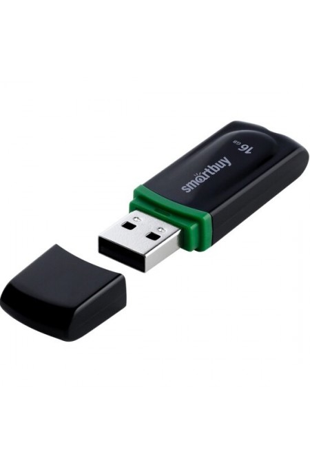 Флешка SmartBuy Paean USB2.0 16GB (SB16GBPN-K) (черный) 