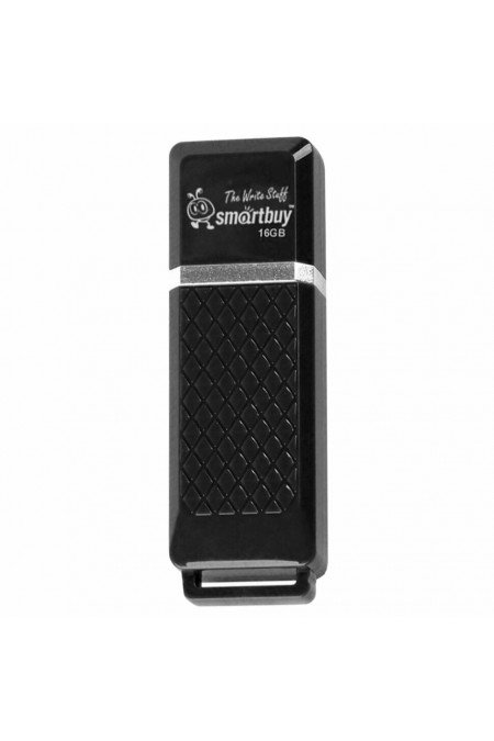 Флешка SmartBuy Quartz USB 2.0 16GB (SB16GBQZ-K) (черный) 