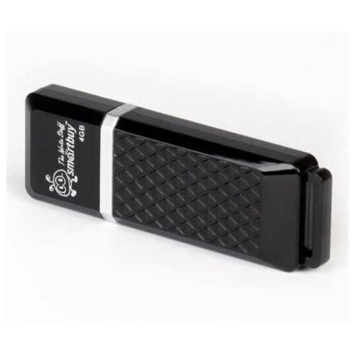 Флешка SmartBuy Quartz USB 2.0 16GB (SB16GBQZ-K) (черный) 1