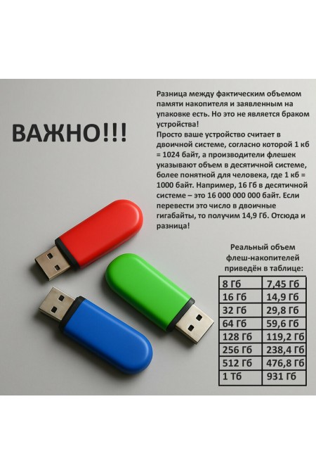 Флешка SmartBuy Quartz USB 2.0 16GB (SB16GBQZ-K) (черный) 3