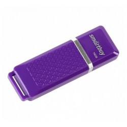 Флешка SmartBuy Quartz USB 2.0 16GB (SB16GBQZ-V) (фиолетовый)