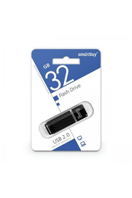 Флешка Smartbuy Quartz USB 2.0 32GB (SB32GBQZ-K) (черный) 2