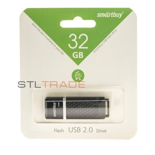 Флешка Smartbuy Quartz USB 2.0 32GB (SB32GBQZ-K) (черный) 6
