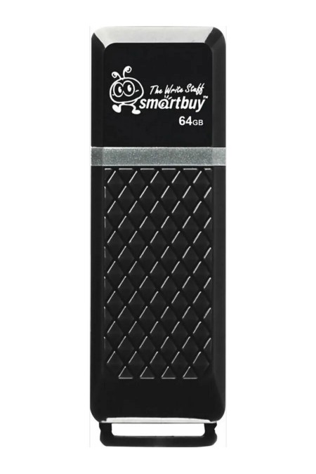 Флешка Smartbuy Quartz USB 2.0 64GB (SB64GBQZ-K) (черный) 6