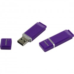 Флешка SmartBuy Quartz USB 2.0 8GB (SB8GBQZ-V) (фиолетовый)