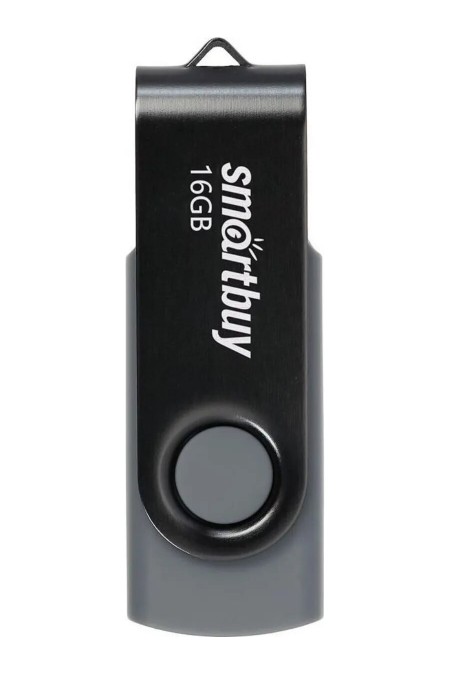 Флешка SMARTBUY (SB016GB2TWK) UFD 2.0 16GB (черный) 