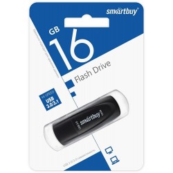 Флешка SMARTBUY (SB016GB3SCK) UFD 3.0/3.1 16GB (черный)