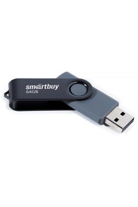 Флешка SMARTBUY (SB064GB2TWK) UFD 2.0 64GB (черный) 2