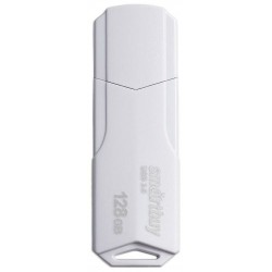 Флешка SMARTBUY (SB128GBCLU-W3) UFD 3.0/3.1 128GB (белый)