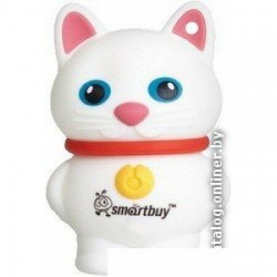 Флешка SMARTBUY (SB32GBCATW) USB 2.0 32GB (белый)