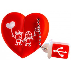 Флешка SMARTBUY (SB32GBHeart) UFD 2.0 32GB (сердце)