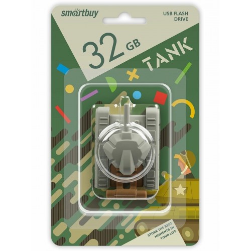 Флешка SMARTBUY (SB32GBTN) UFD 2.0 32GB (танк) 1