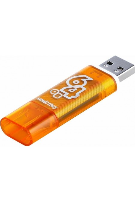 Флешка SMARTBUY (SB64GBGS-Or) UFD 2.0 64GB (оранжевый) 1