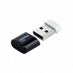 Флешка SMARTBUY (SB64GBLARA-K) USB 2.0 64GB (черный)