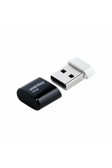 Флешка SMARTBUY (SB64GBLARA-K) USB 2.0 64GB (черный) 