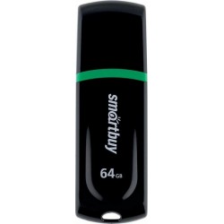 Флешка SMARTBUY (SB64GBPN-K) UFD 2.0 64GB (черный)