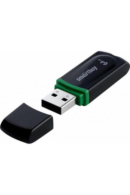 Флешка SMARTBUY (SB64GBPN-K) UFD 2.0 64GB (черный) 2