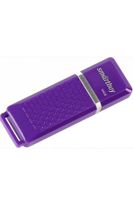 Флешка SMARTBUY (SB64GBQZ-V) USB 2.0 64GB (фиолетовый) 2