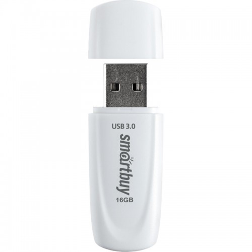Флешка SMARTBUY Scout UFD 3.0/3.1 16GB (SB016GB3SCW) (белый) 2