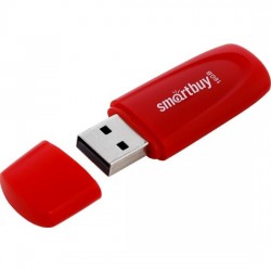 Флешка SmartBuy Scout USB 2.0 16GB (SB016GB2SCR) (красный)