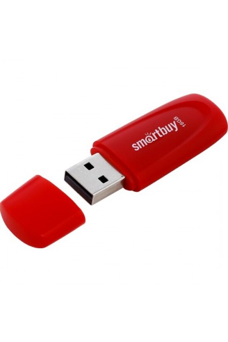 Флешка SmartBuy Scout USB 2.0 16GB (SB016GB2SCR) (красный) 