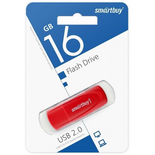 Флешка SmartBuy Scout USB 2.0 16GB (SB016GB2SCR) (красный) 8
