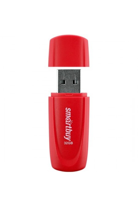 Флешка SmartBuy Scout USB 2.0 32GB (SB032GB2SCR) (красный) 