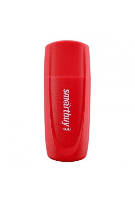 Флешка SmartBuy Scout USB 2.0 4GB (SB004GB2SCR) (красный) 1