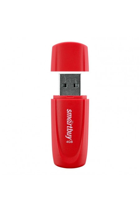 Флешка SmartBuy Scout USB 2.0 4GB (SB004GB2SCR) (красный) 2