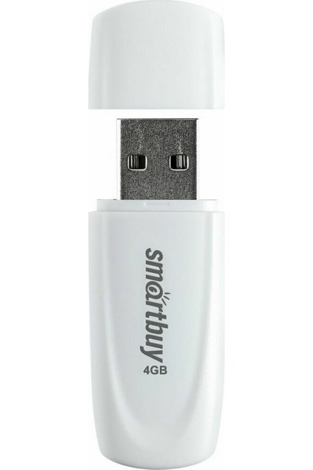 Флешка SmartBuy Scout USB 2.0 4GB (SB004GB2SCW) (белый) 2