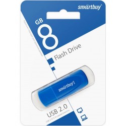 Флешка SmartBuy Scout USB 2.0 8GB (SB008GB2SCB) (синий)