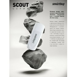 Флешка SmartBuy Scout USB 2.0 8GB (SB008GB2SCW) (белый)