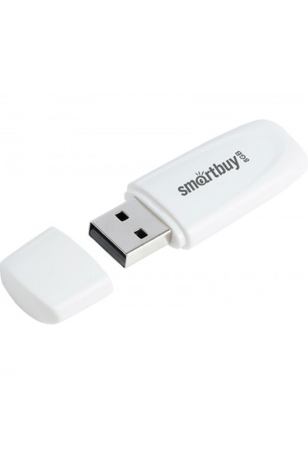 Флешка SmartBuy Scout USB 2.0 8GB (SB008GB2SCW) (белый) 2