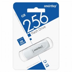 Флешка SMARTBUY Scout USB 3.0/3.1 256GB (SB256GB3SCW) (белый)