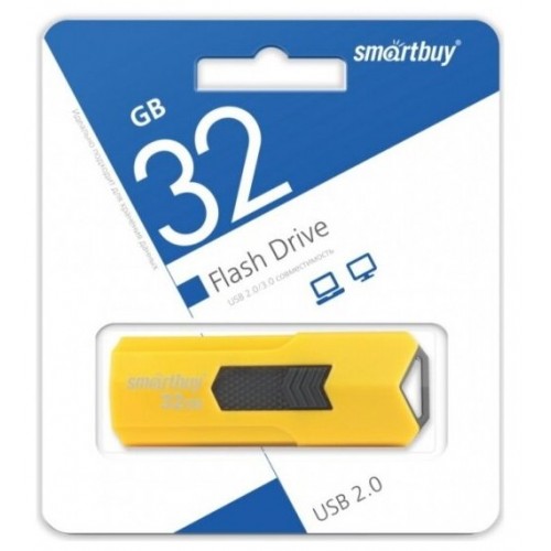 Флешка Smartbuy Stream SB32GBST-Y USB2.0 32GB (желтый) 
