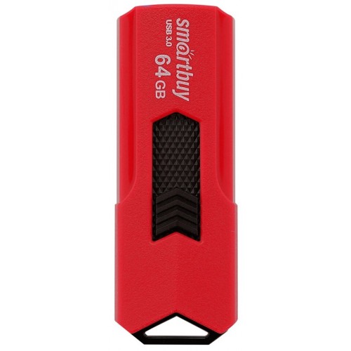 Флешка Smartbuy Stream USB 2.0 64GB (SB64GBST-R3) (красный) 