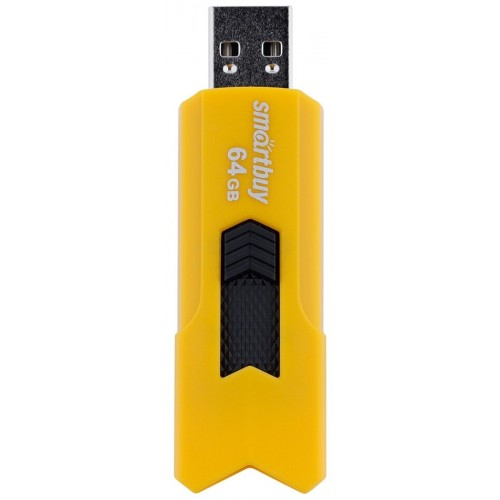 Флешка Smartbuy Stream USB 2.0 64GB (SB64GBST-Y) (желтый) 1
