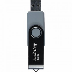 Флешка SMARTBUY Twist UFD 2.0 32GB (SB032GB2TWK) (черный)