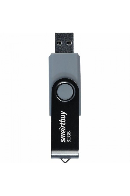 Флешка SMARTBUY Twist UFD 2.0 32GB (SB032GB2TWK) (черный) 