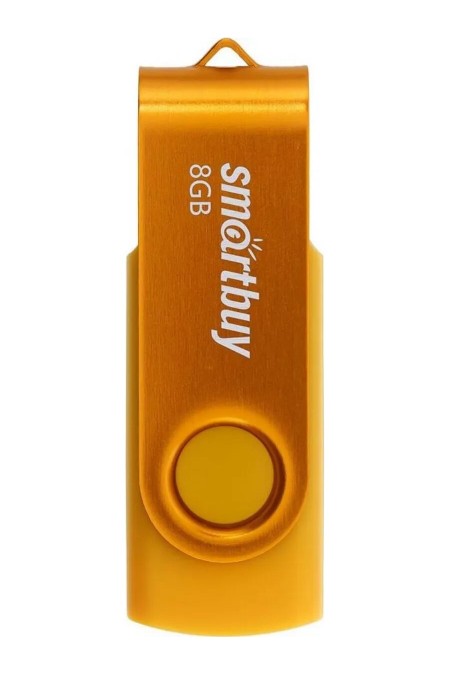 Флешка SMARTBUY Twist UFD 2.0 8GB (SB008GB2TWY) (желтый) 2