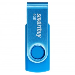 Флешка SMARTBUY Twist USB 2.0 4GB (SB004GB2TWB) (синий)