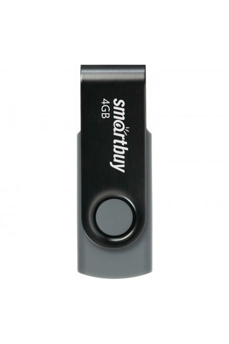 Флешка SmartBuy Twist USB 2.0 4GB (SB004GB2TWK) (черный) 